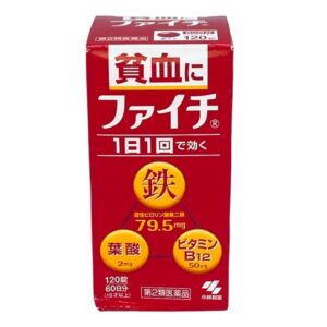Faichi Kobayashi Bổ Máu Hiệu Quả – Hộp 120 Viên Dùng 60 Ngày
