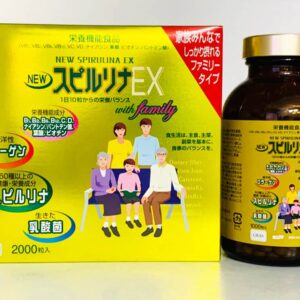 Tảo Vàng Spirulina EX Family Nhật Bản 2000 viên