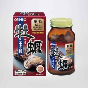 Thực Phẩm Hỗ Trợ Sức Khỏe Orihiro New Oyster Extract Chiết Xuất Hàu Tươi Hộp 120 Viên