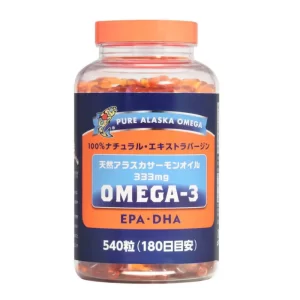 Viên dầu cá hồi Pure Alaska Omega-3 Wild Salmon Oil 333mg 540v Nhật Bản - Tokyo