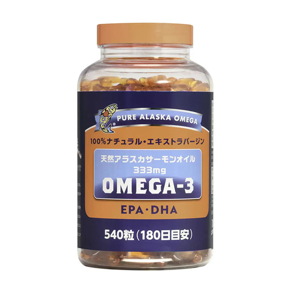 Dầu Cá Hồi Omega-3 Pure Alaska 333mg 540 Viên